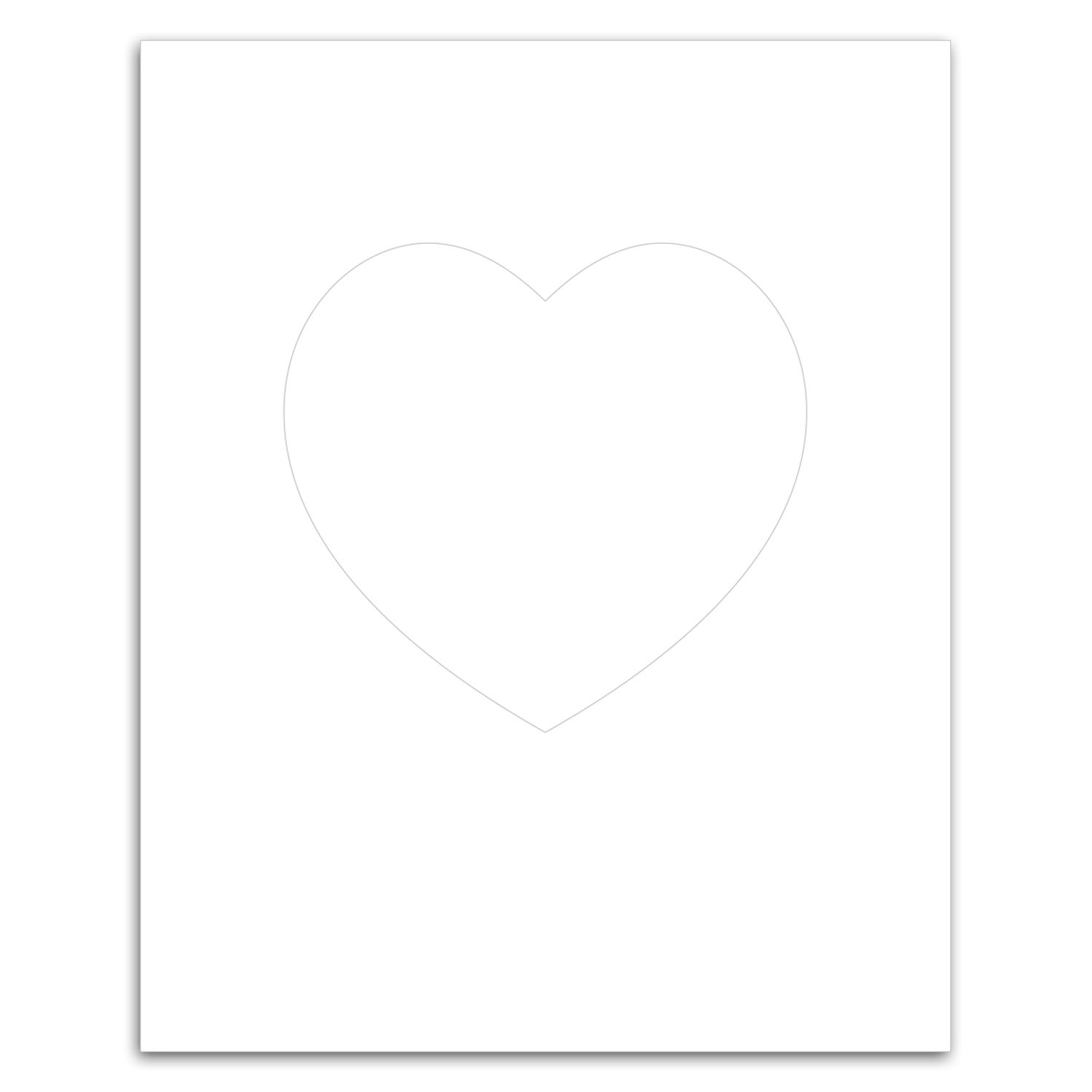 Heart Punch Out Picture Frame Magnet 1