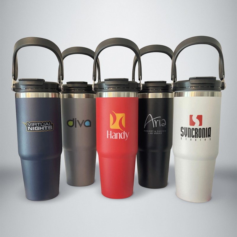 The Thirty - Flip Handle Vacuum Tumbler 1 The Thirty - Flip Handle Vacuum Tumbler 1