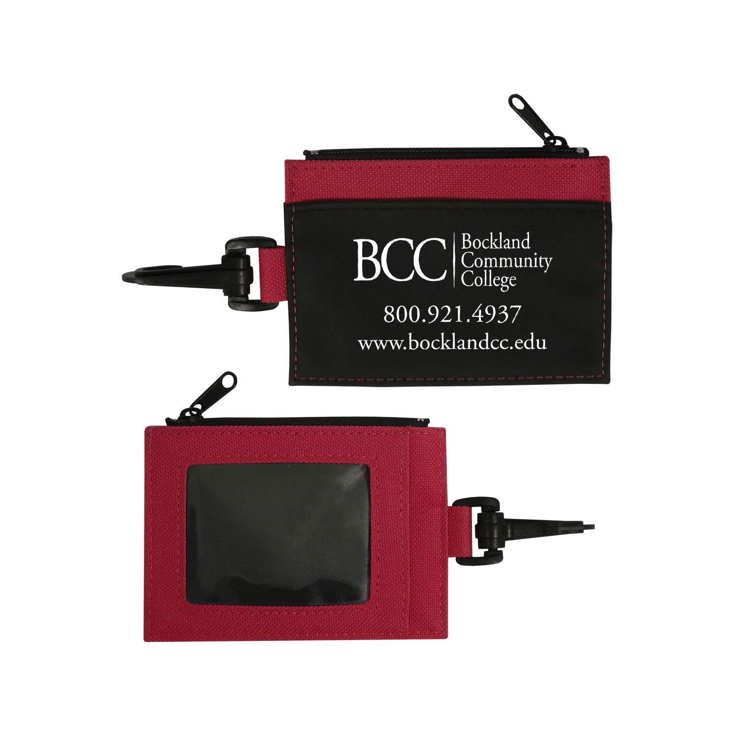 Zippered Id Wallet W/Clip 1