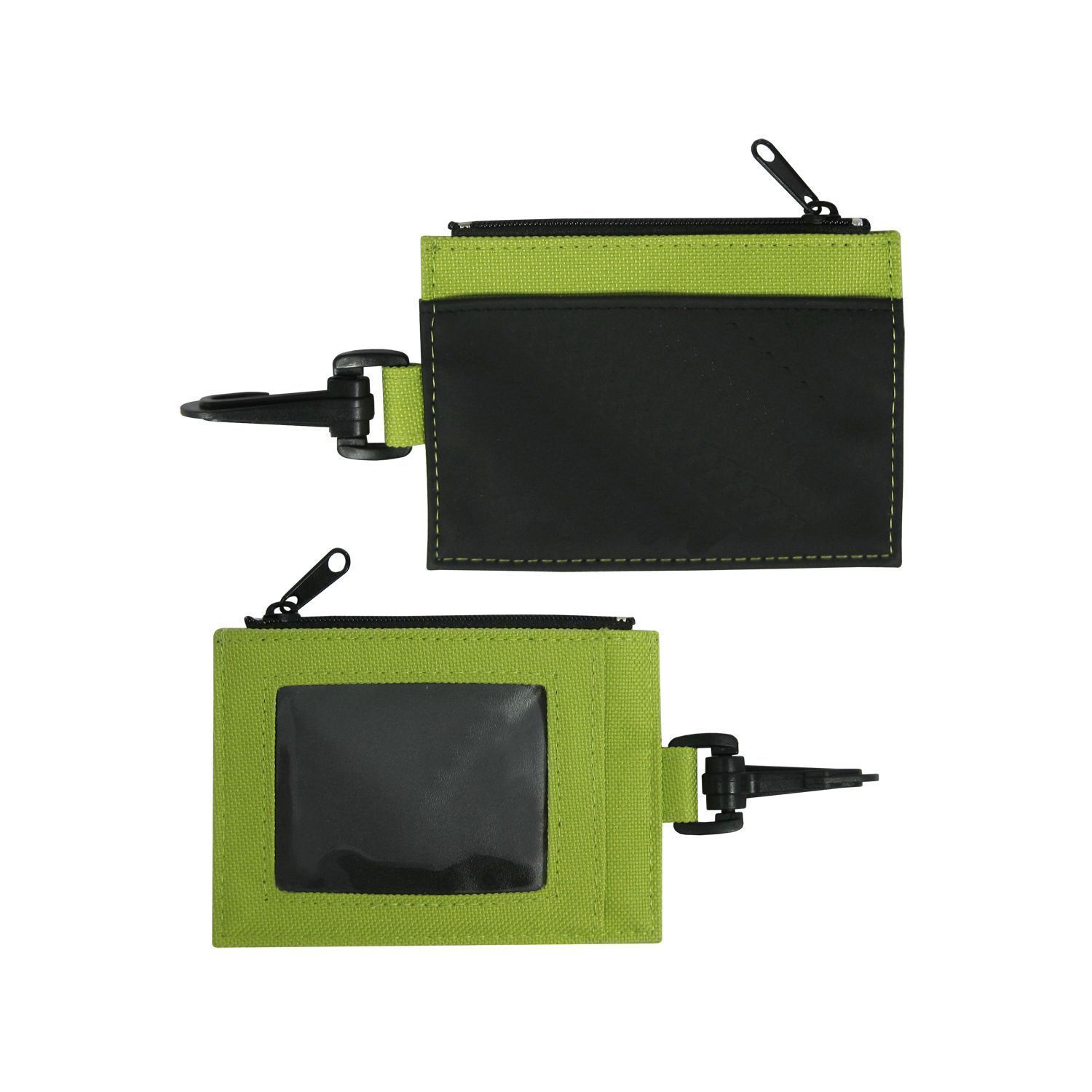 Zippered Id Wallet W/Clip 1