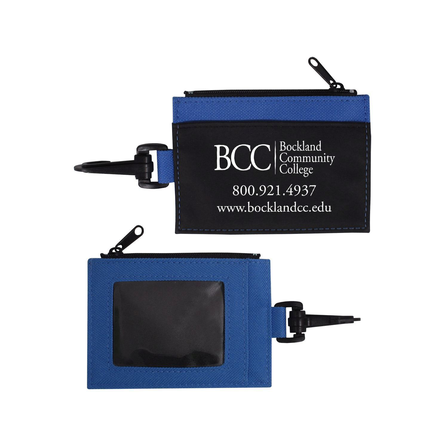 Zippered Id Wallet W/Clip 1