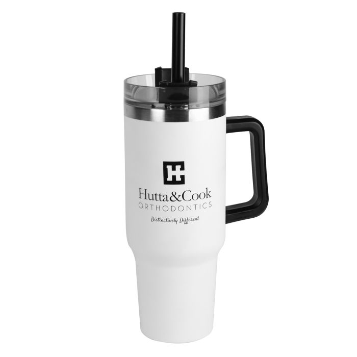 The Forty - Double Wall Tumbler with Handle 1
