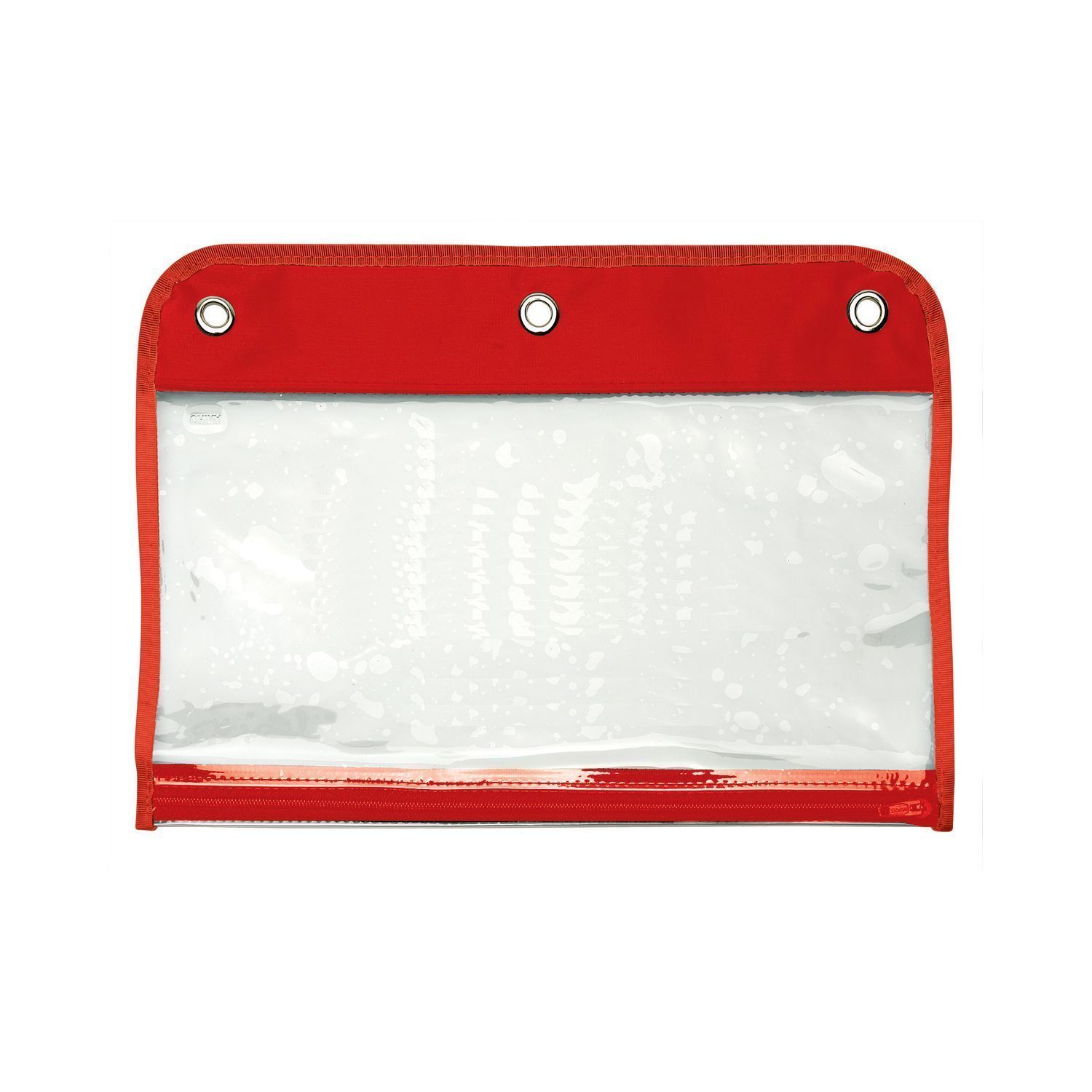 Zippered Portfolio Pouch W/Three Holes 1