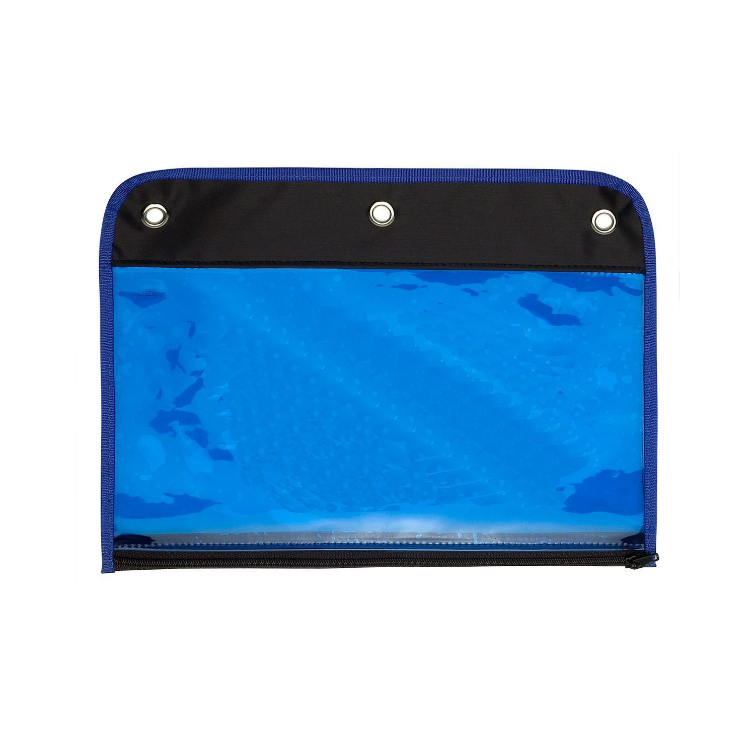 Zippered Portfolio Pouch W/Three Holes 1