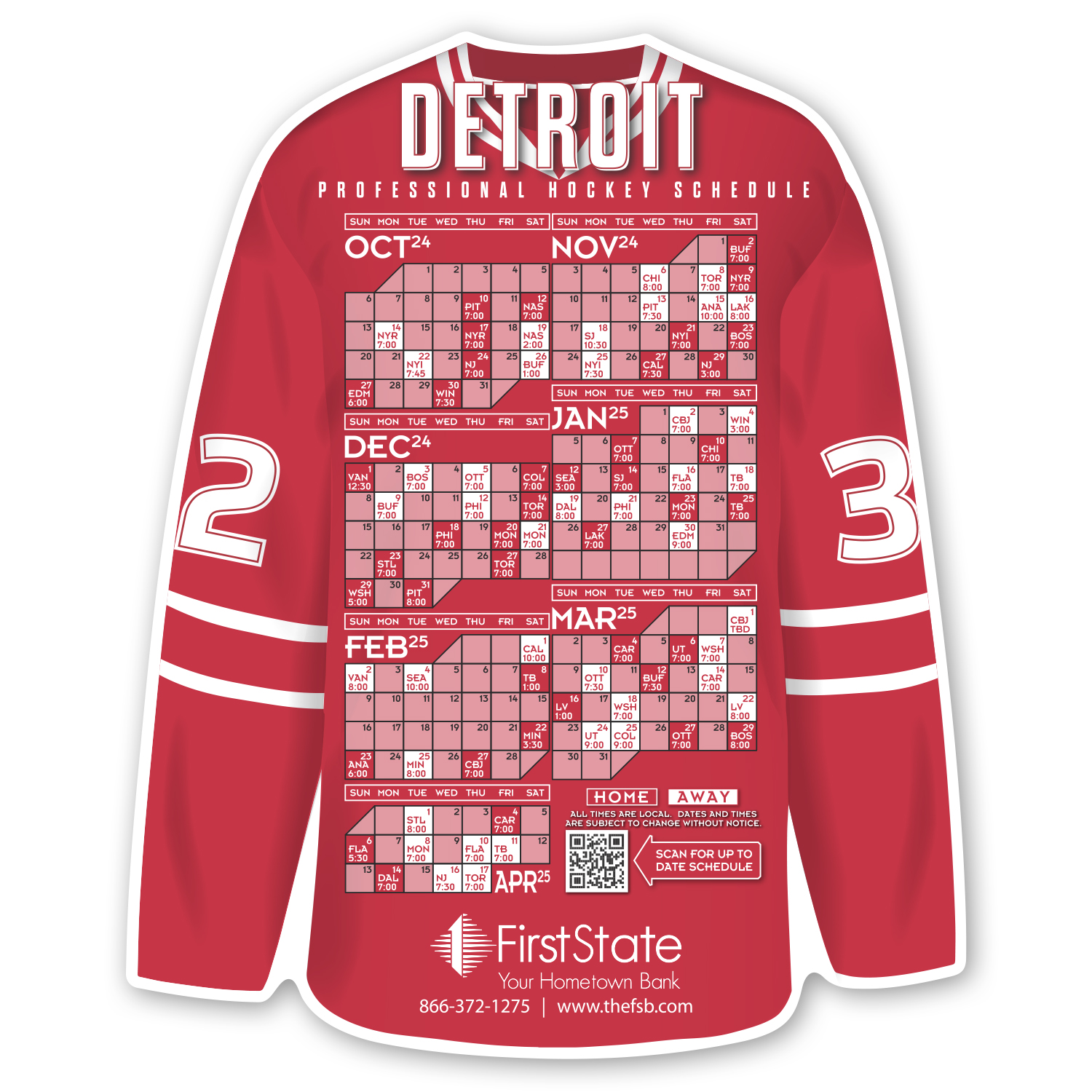Hockey Jersey Schedule 1