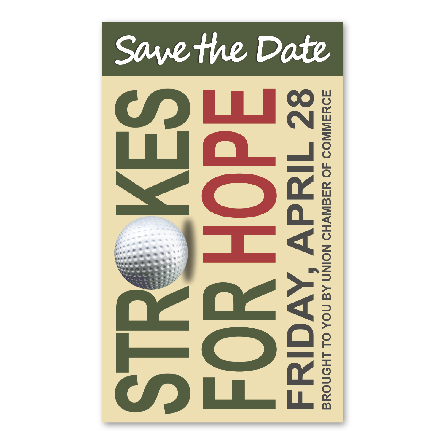 Save The Date Magnet 3 x 5 1
