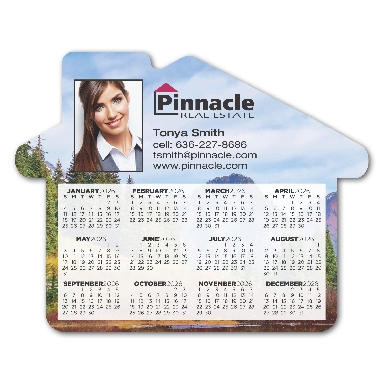 Calendar House Magnet 1