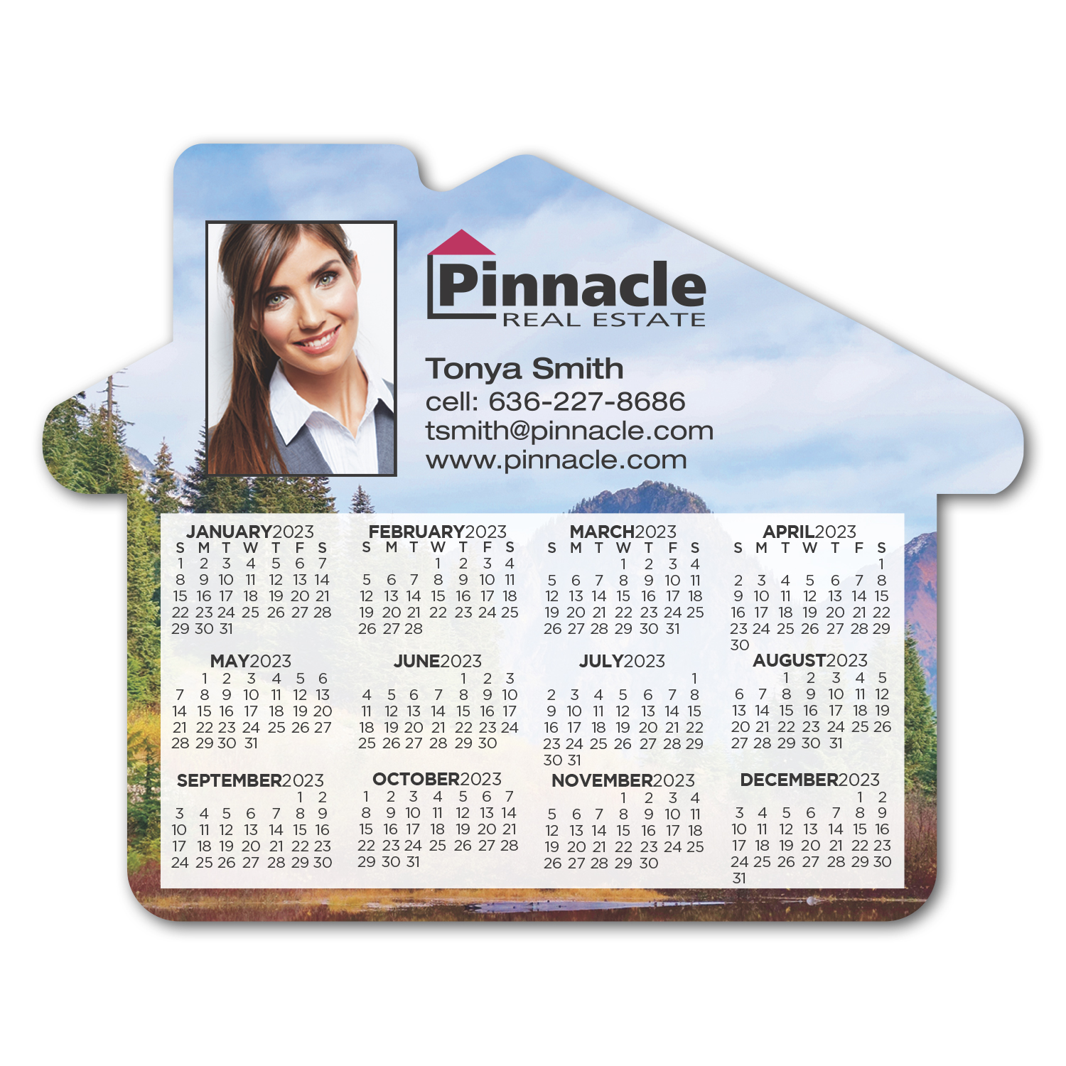 Calendar House Magnet 1