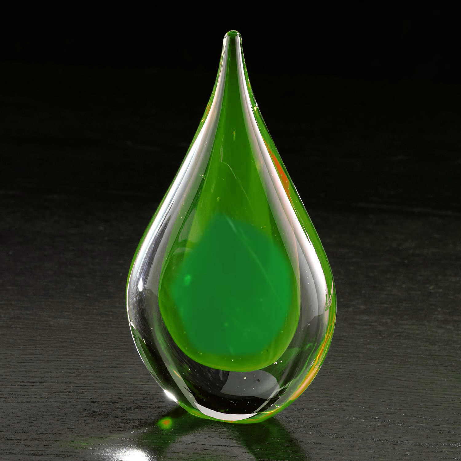 Fusion Art Glass Award w/ Clear Base 1