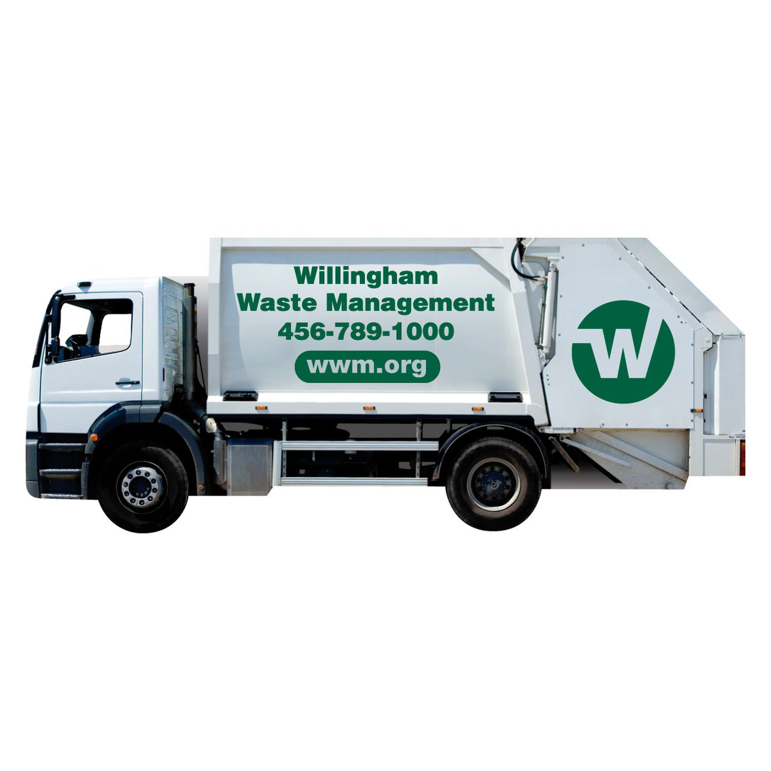 Trash Truck Magnet 1