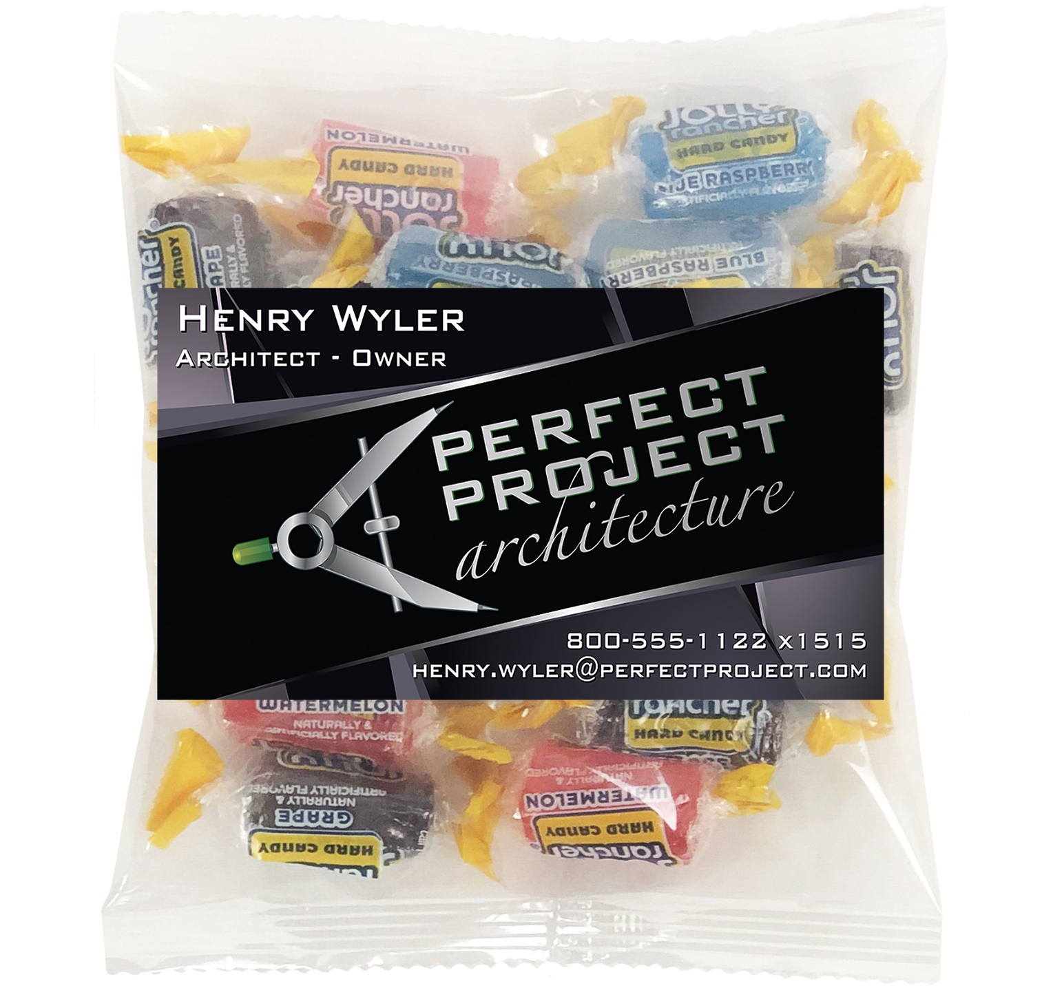 Large Snack Bag with Rectangle Magnet Standard Fill 1