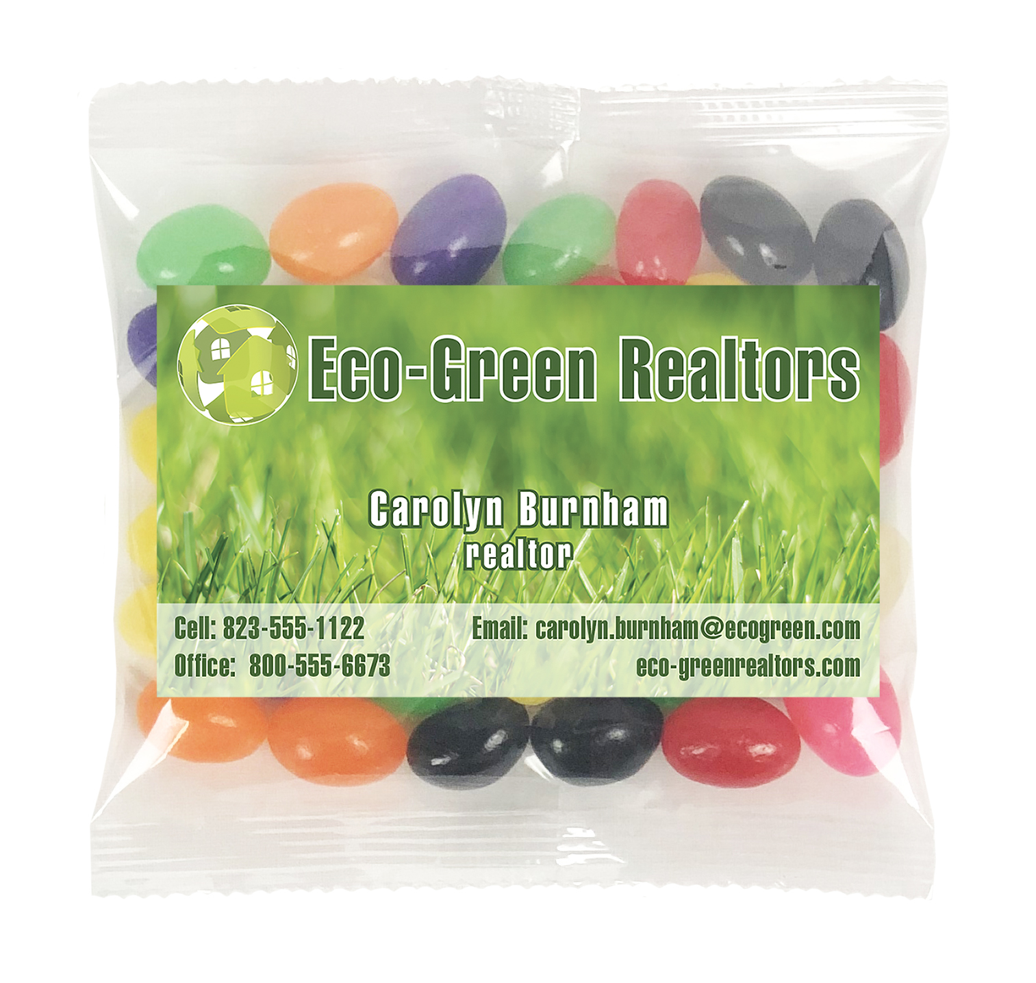 Large Snack Bag with Rectangle Magnet Standard Fill 1