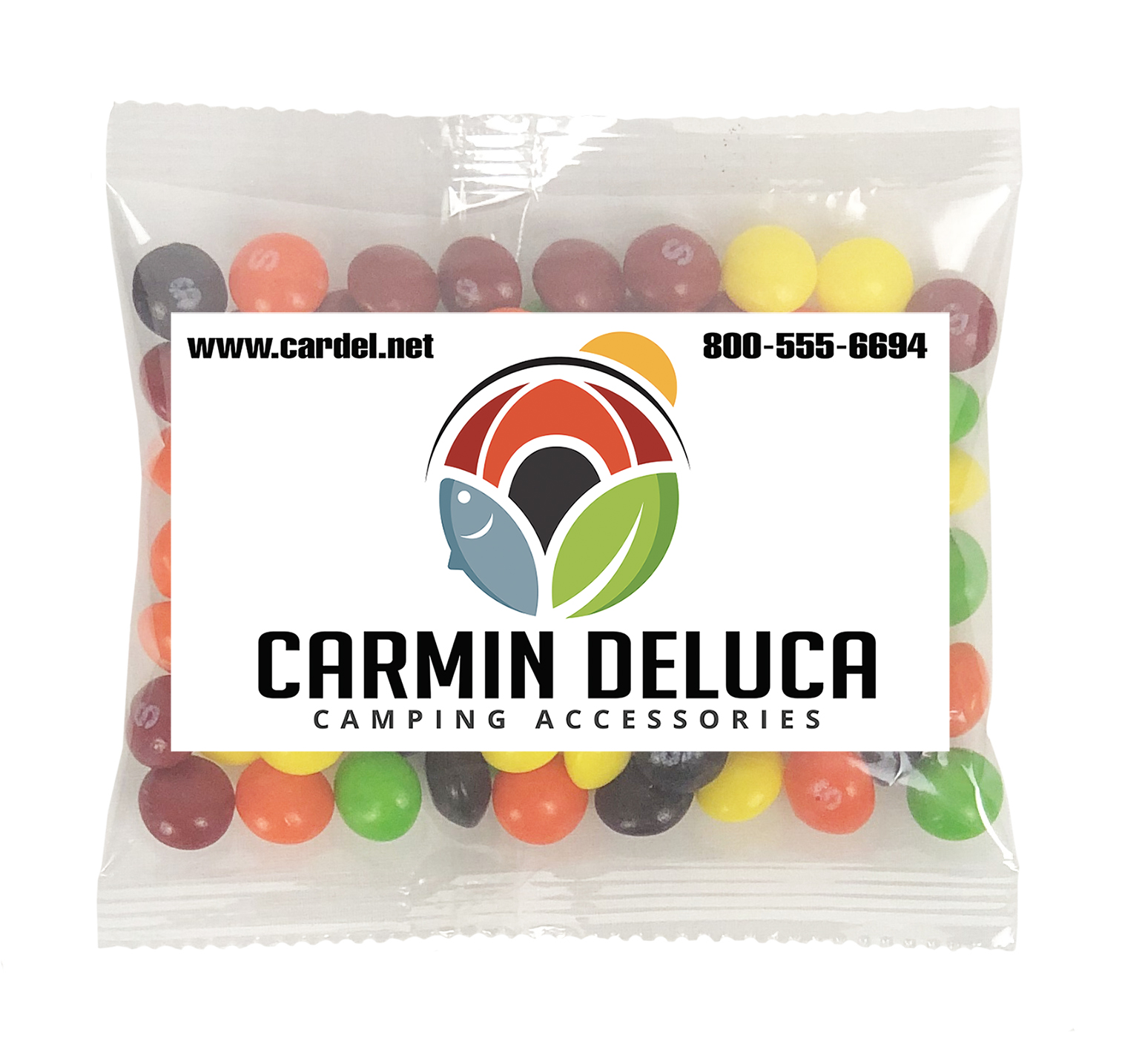 Large Snack Bag with Rectangle Magnet Standard Fill 1