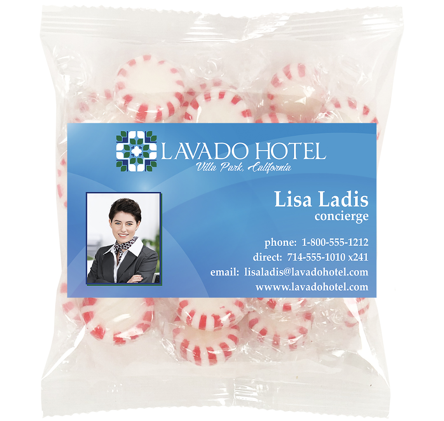 Large Snack Bag with Rectangle Magnet Standard Fill 1