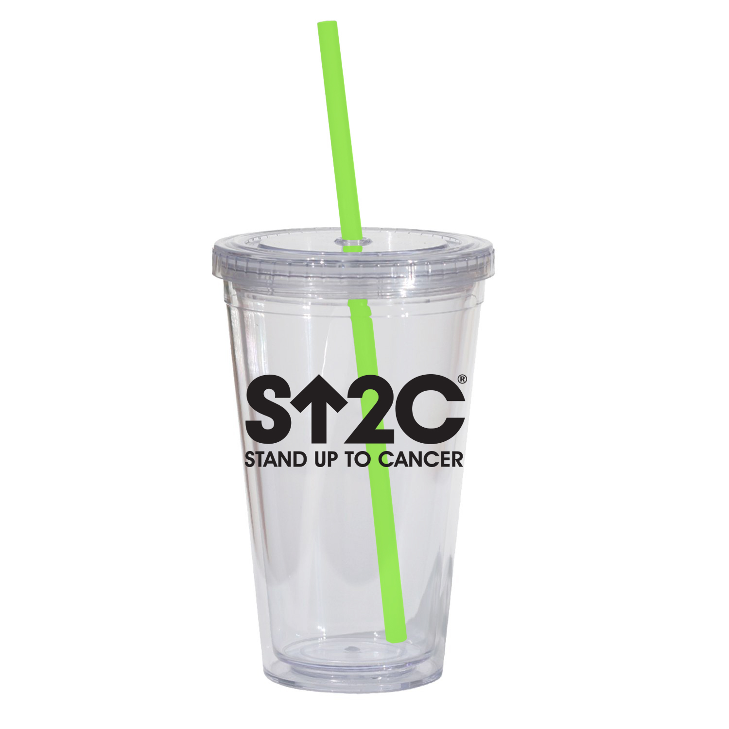 Double Wall 16 Oz Tumbler - Clear 1