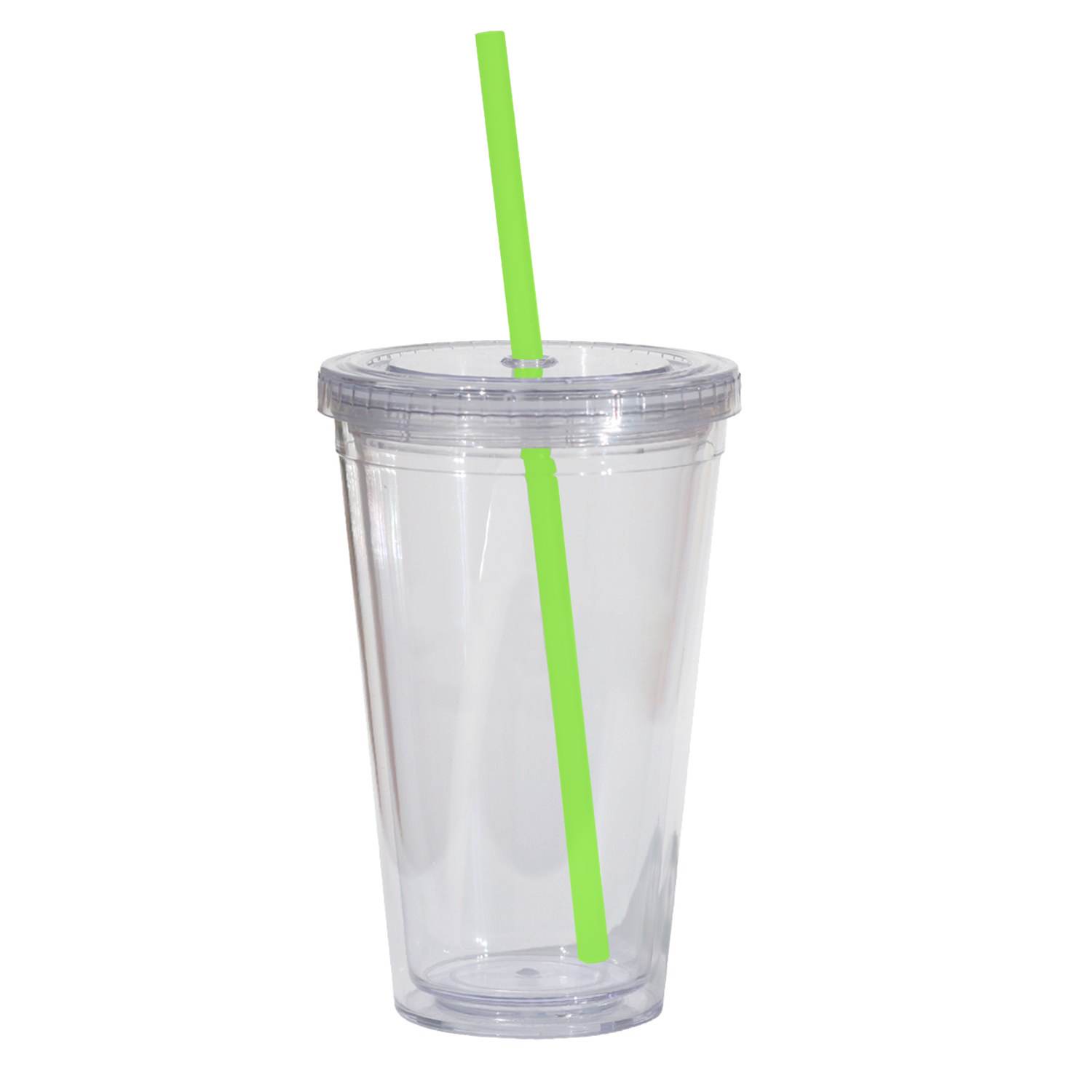 Double Wall 16 Oz Tumbler - Clear 1