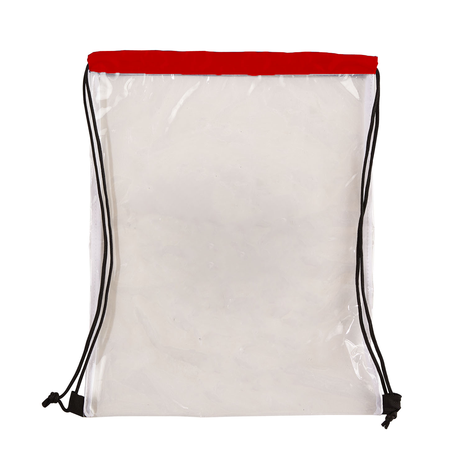 Clear Vinyl Drawstring Bag 1