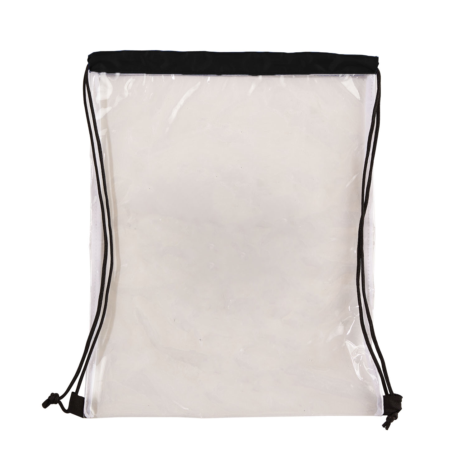 Clear Vinyl Drawstring Bag 1