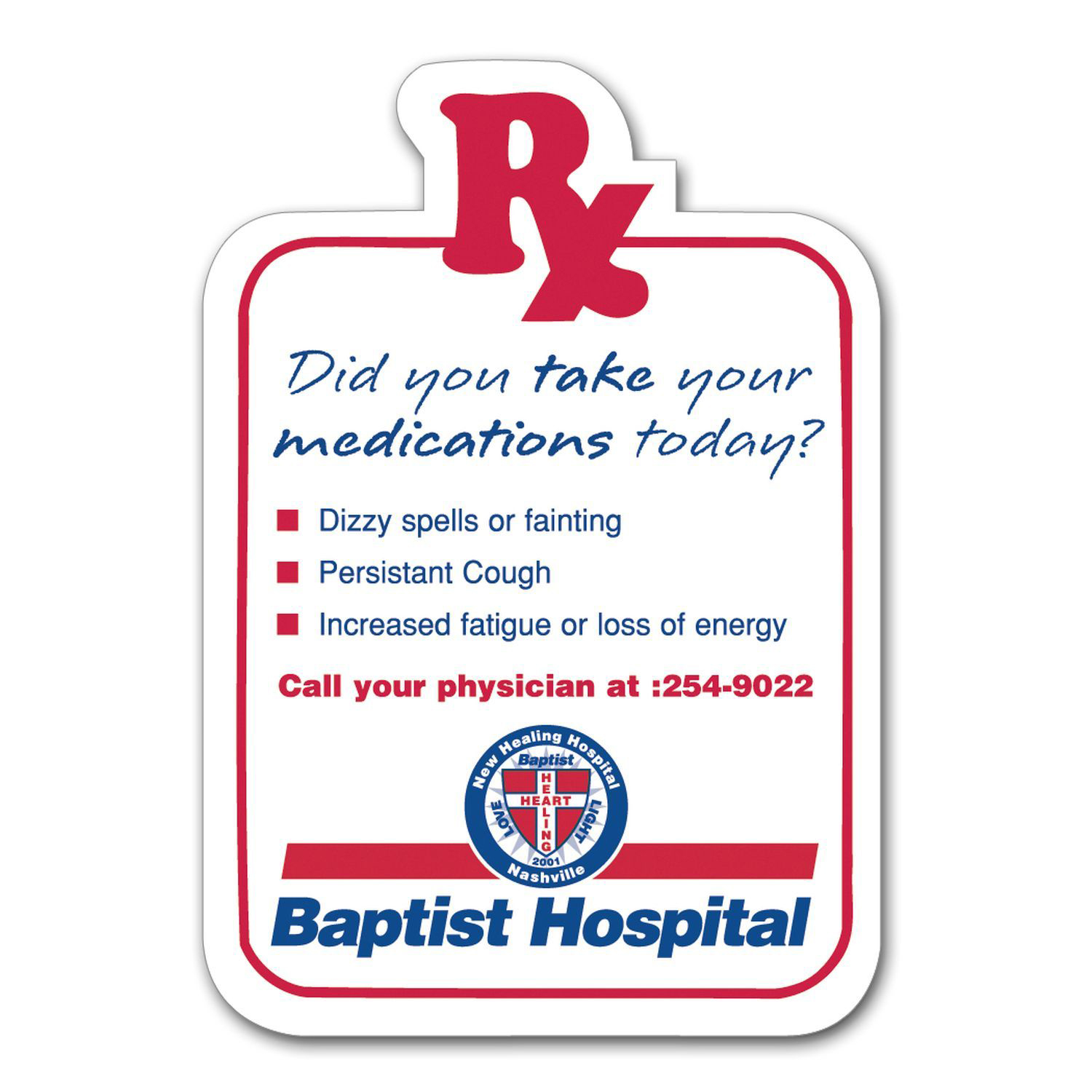 Rx Healthcare Shape Magnet 1