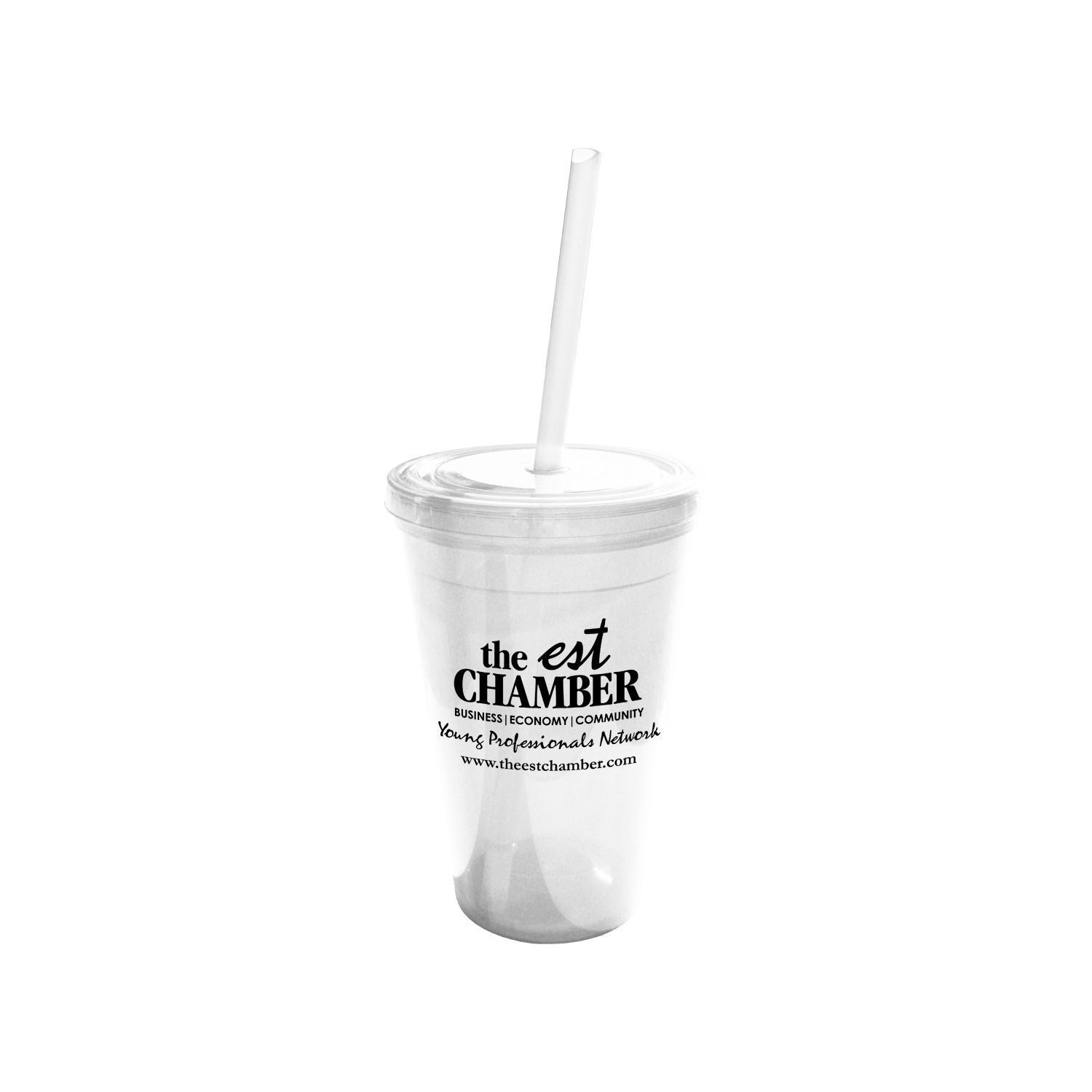 Geneva 16 Oz Tumbler w/Straw 1