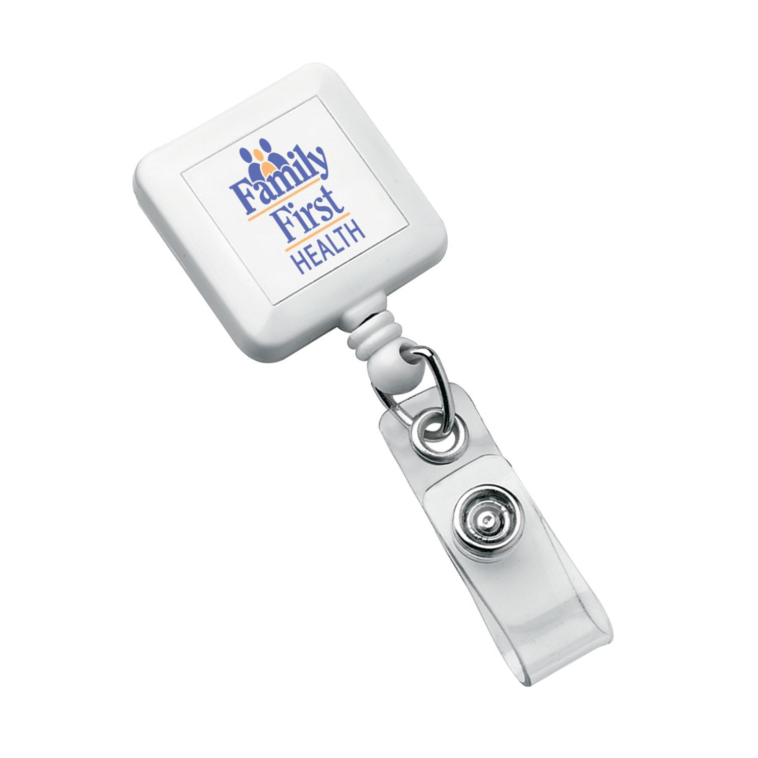 Square Retractable Badge Holder 1