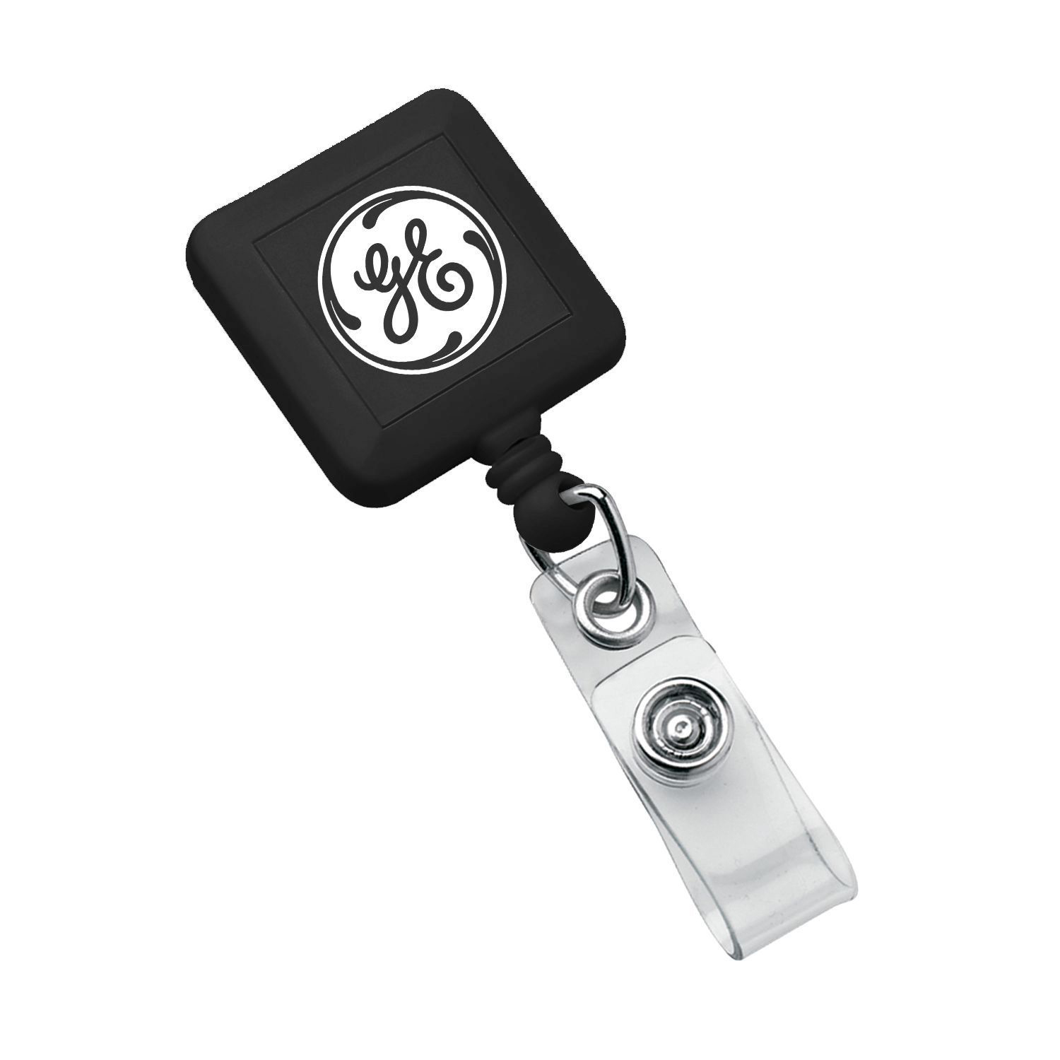 Square Retractable Badge Holder 1