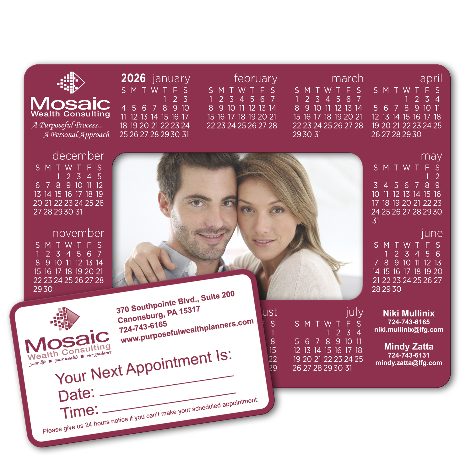Calendar Picture Frame Magnet 1