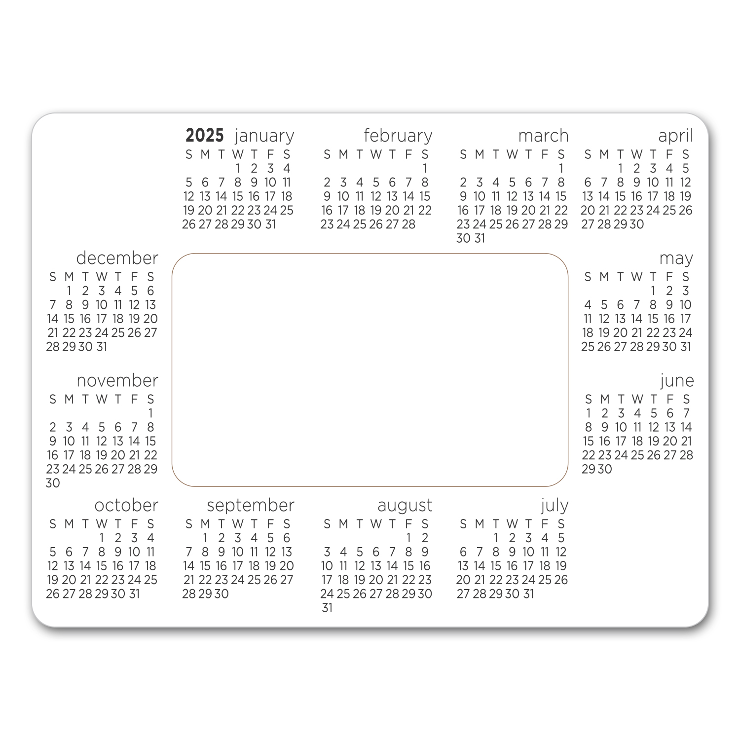 Calendar Picture Frame Magnet 1