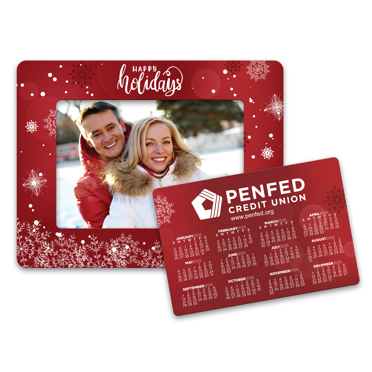 Holiday Calendar Punch Out Picture Frame 1