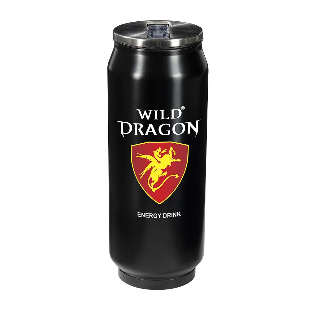 17 oz Vacuum Can with Straw 1