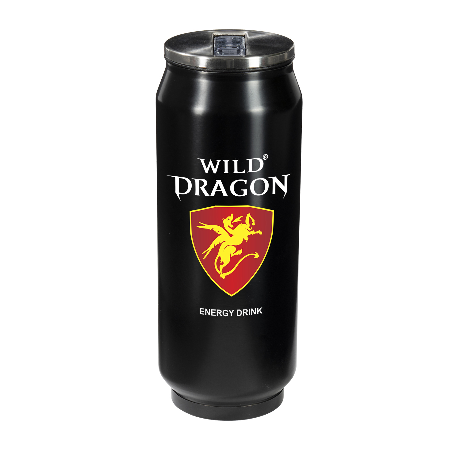 17 oz Vacuum Can with Straw 1