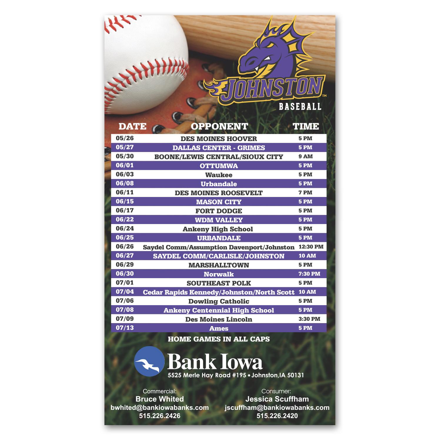 Schedule Magnet 3-29/32 x 6-15/16 1