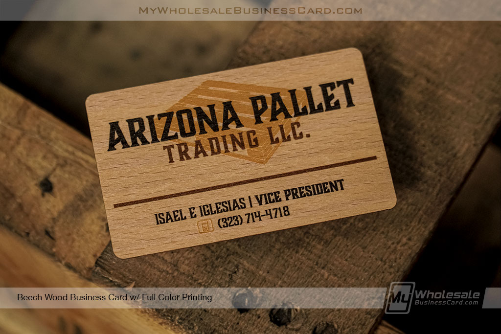 24 Hour Wood Business Cards 1