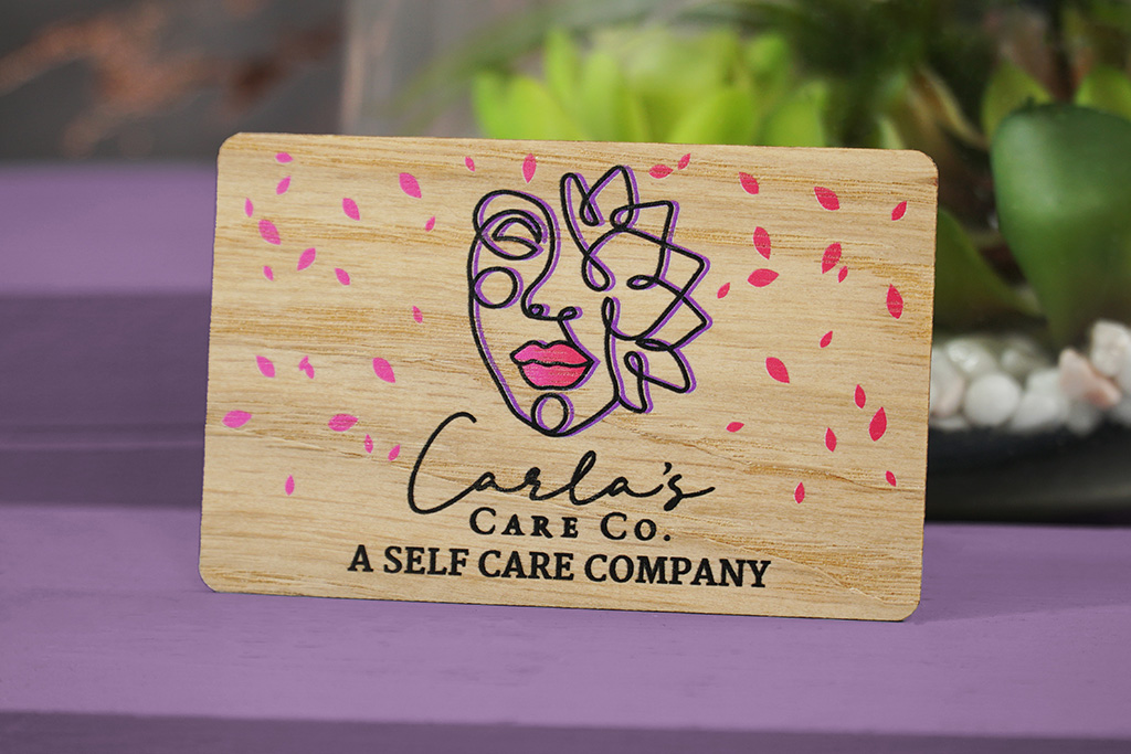 24 Hour Wood Business Cards 1