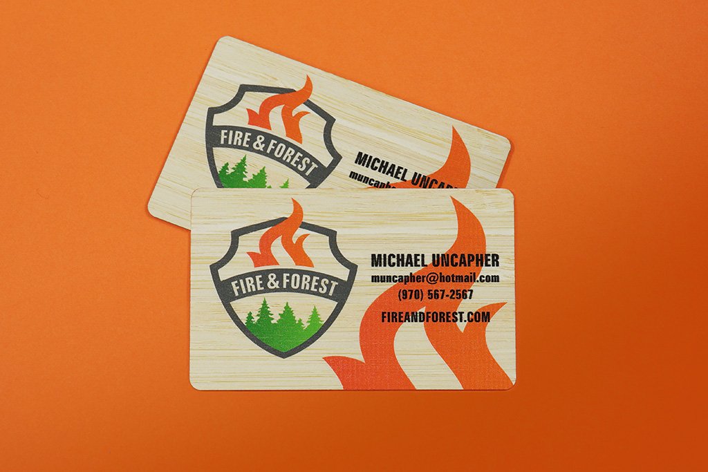 24 Hour Wood Business Cards 1