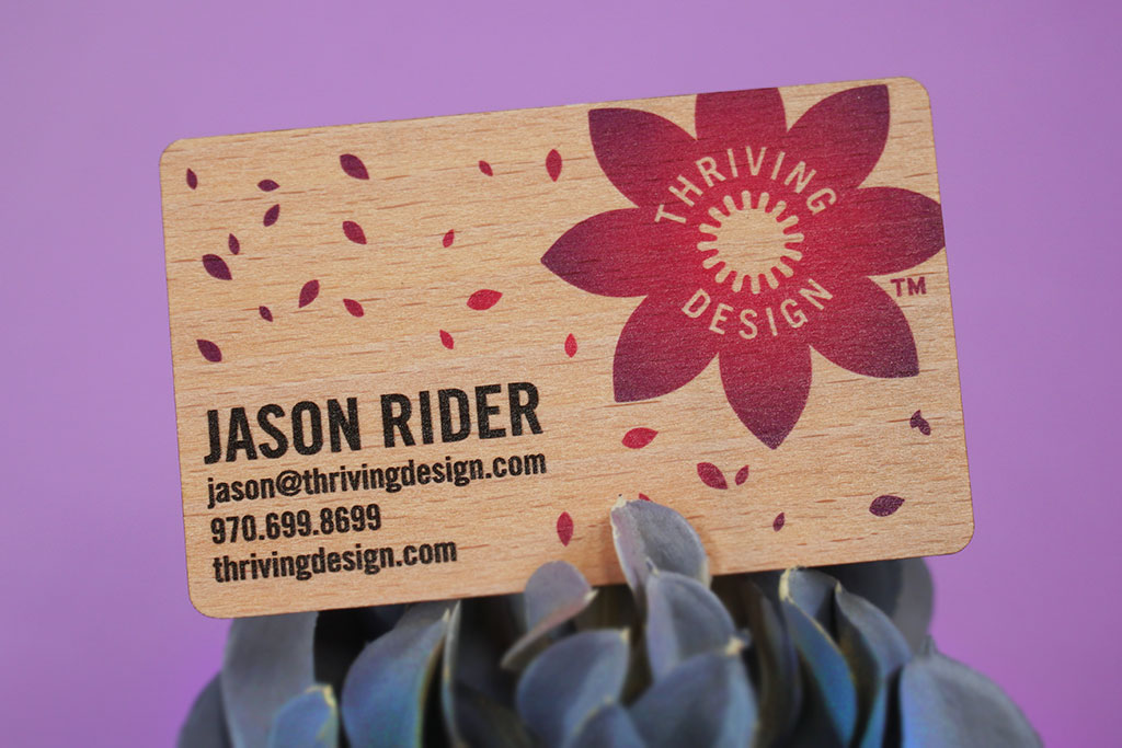24 Hour Wood Business Cards 1