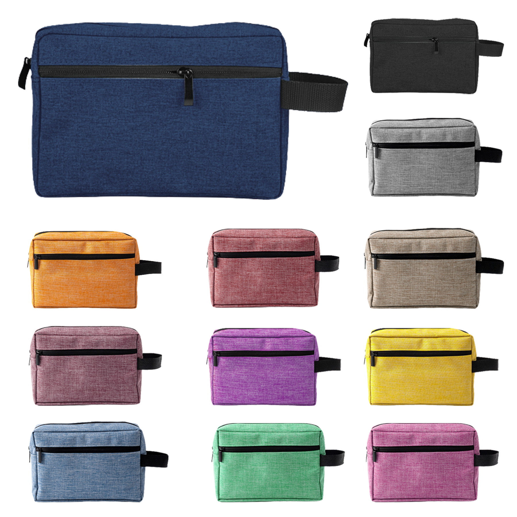 Oxford Waterproof Travel Toiletry Bag W/ Handle 1