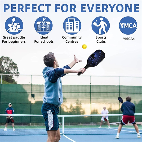 Carbon Fiber Pickleball Paddle Set 1