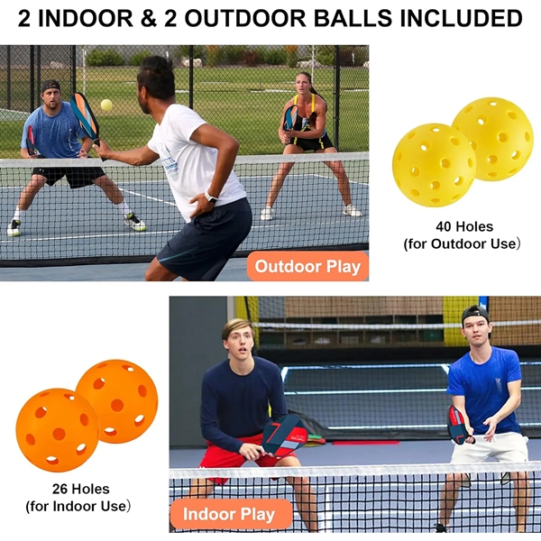 Carbon Fiber Pickleball Paddle Set 1