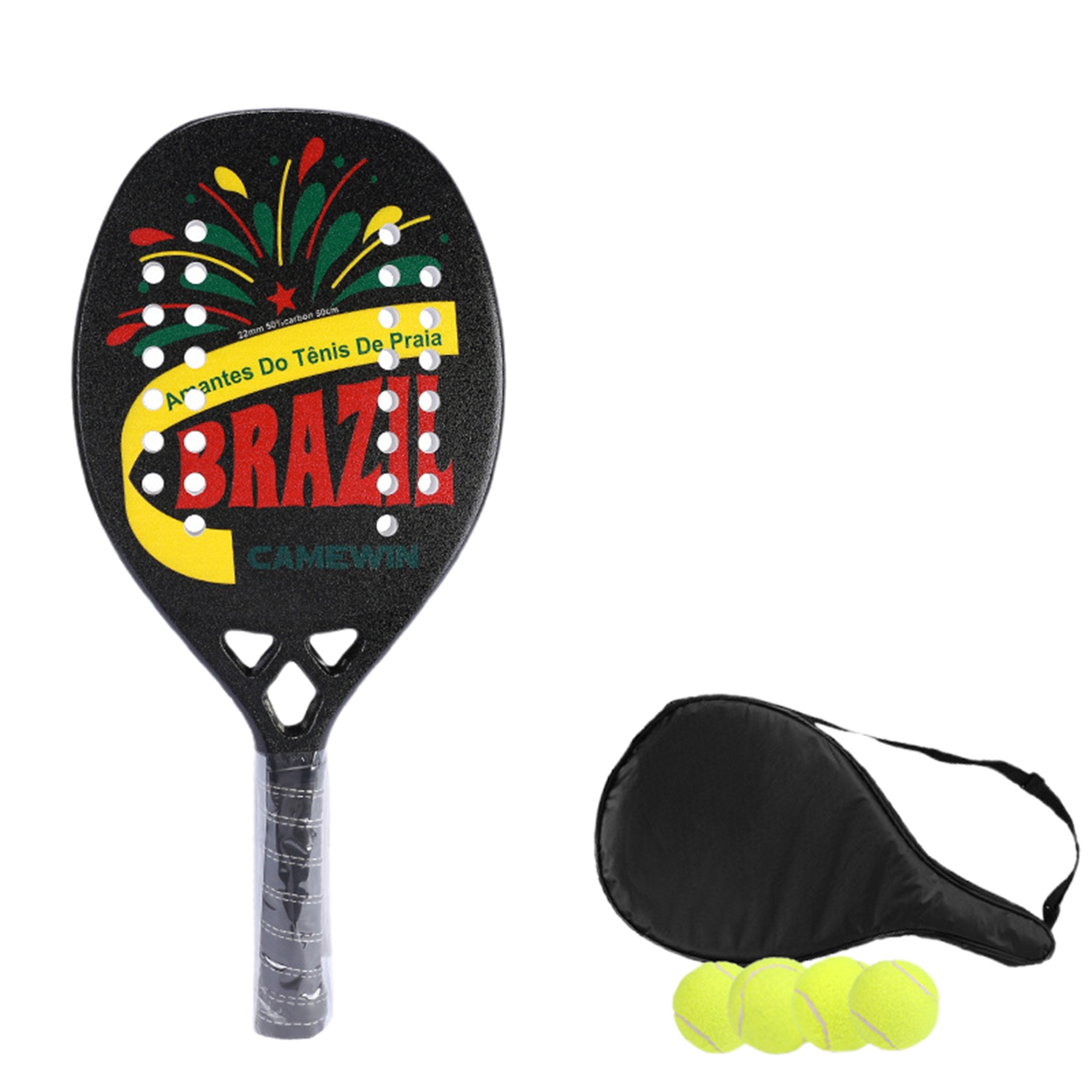 Carbon Fiber Pickleball Paddles W/ Carrying Bag 1