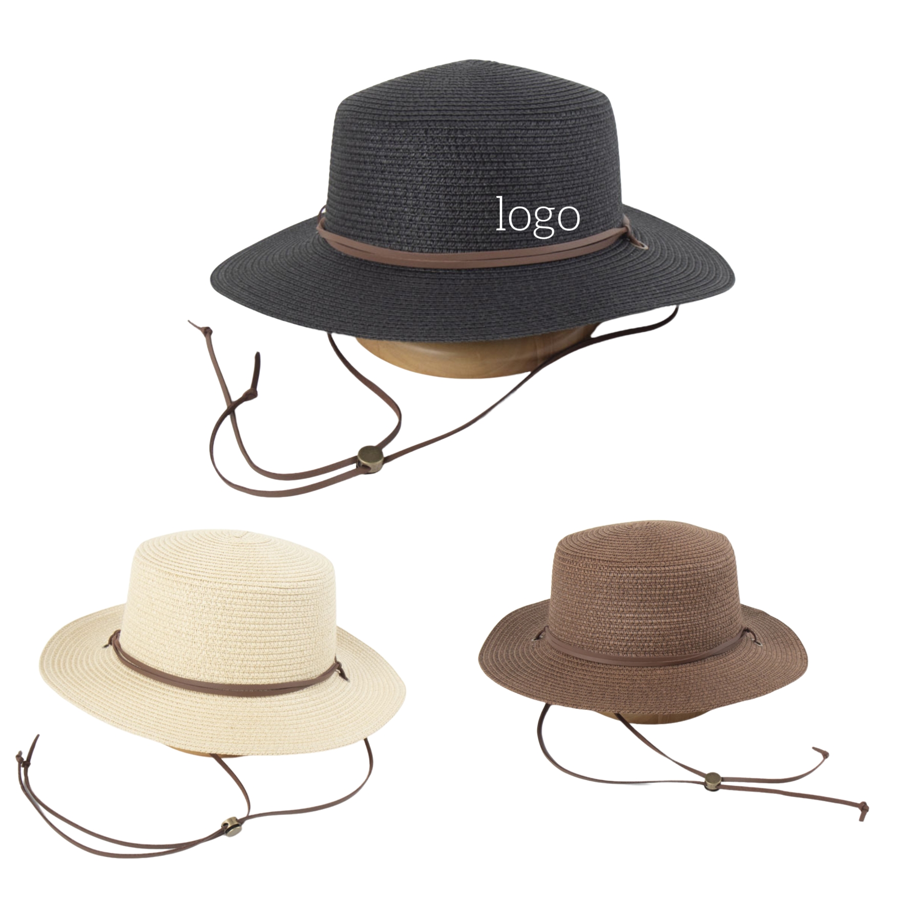 Vintage Western Cowboy Paper Straw Hat 1