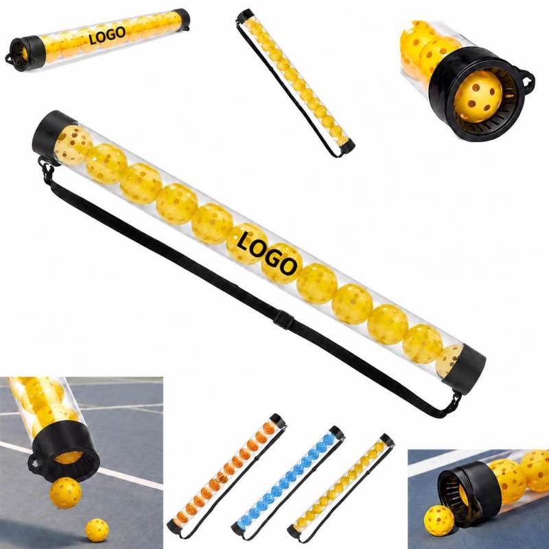 Pickleball Ball Retriever Tube with Shoulder Strap, Holds 1 Pickleball Ball Retriever Tube with Shoulder Strap, Holds 1