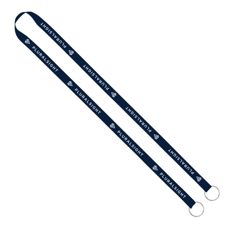 IMPORT Rush 1/2" Polyester 2-Ended Lanyard with Dual Sewn Silver Metal Split-Ring 1 IMPORT Rush 1/2" Polyester 2-Ended Lanyard with Dual Sewn Silver Metal Split-Ring 1