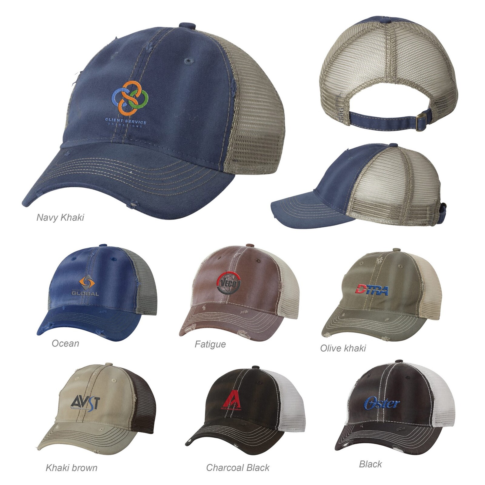 Sportsman 3150 Dirty-Washed Mesh Cap 1