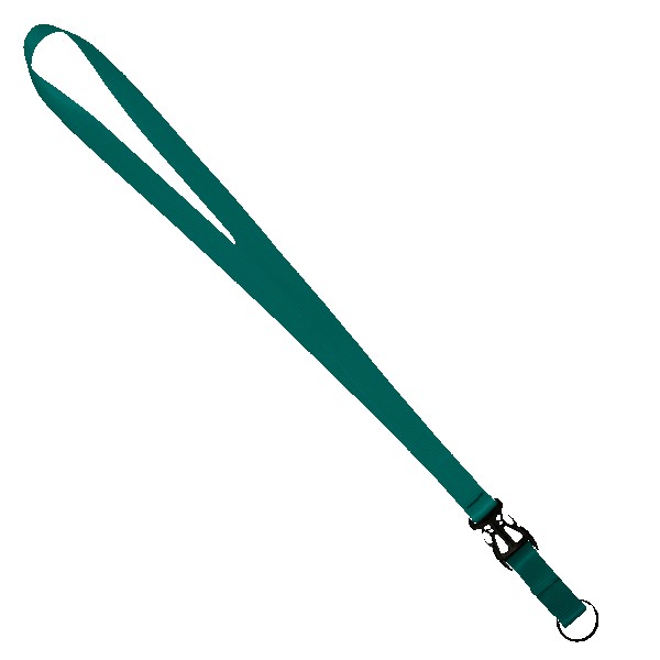 3/4" Multi color (Top and bottom) Nylon Lanyard with Plastic Slide Buckle R 1