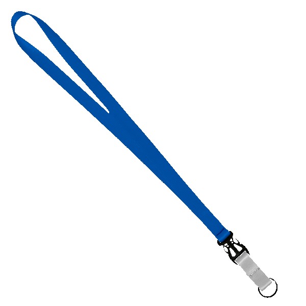 3/4" Multi color (Top and bottom) Nylon Lanyard with Plastic Slide Buckle R 1