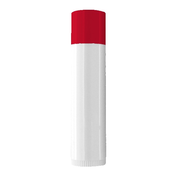 SPF 15 Lip Balm in White Tube with Colored Cap 1