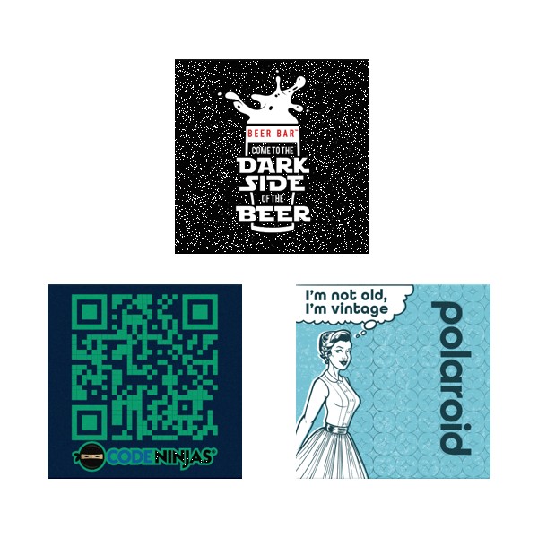 Tag Buddy 3" x 3" Square All-Purpose Sticker 1 Tag Buddy 3" x 3" Square All-Purpose Sticker 1