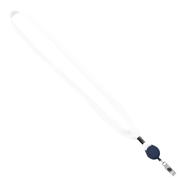5/8" Dye-Sublimated Lanyard w/ Retractable Badge Reel 1