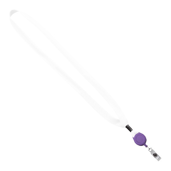 5/8" Dye-Sublimated Lanyard w/ Retractable Badge Reel 1